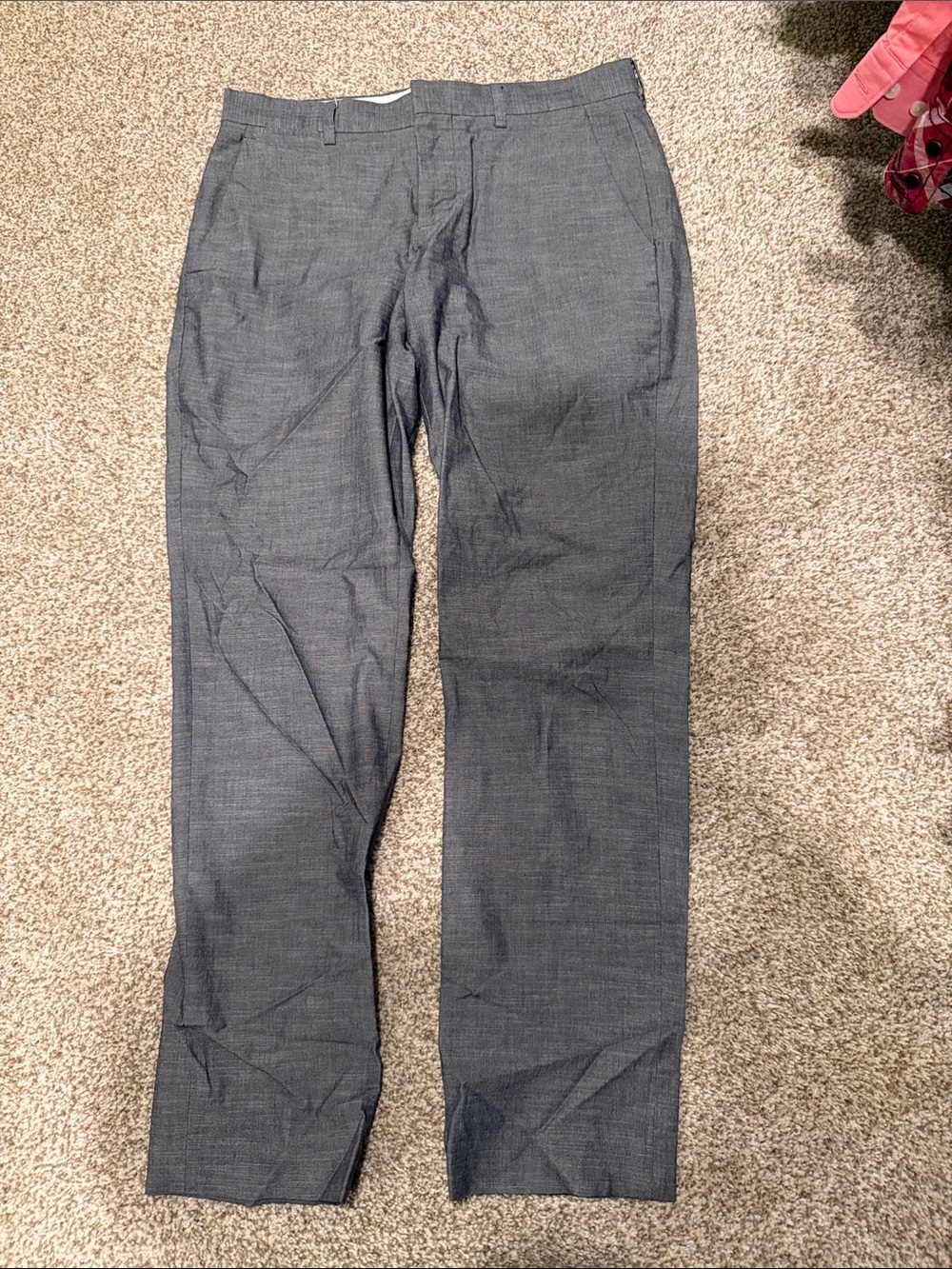 Express Men's Gray Slim Dress Pants